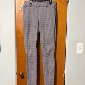 Maurices Women's TALL Black and White Checkered Pants